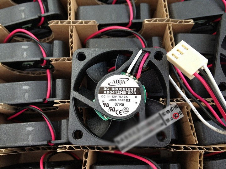 ADDA AD0412HB-G73 12V 0.1A 3wires Cooling Fan ADDA AD0412HB-G73 12V 0.1A 3wires Cooling Fan